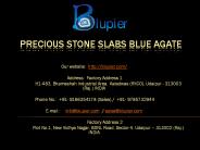 Precious Stone Slabs Blue Agate