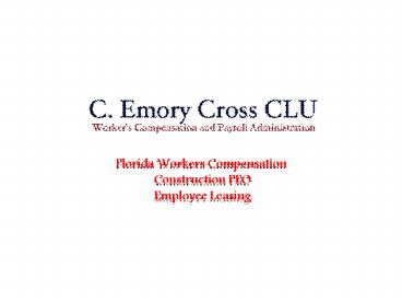 Florida Workers Compensation