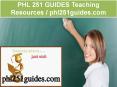 PHL 251 GUIDES Teaching Resources / phl251guides.com PowerPoint PPT Presentation