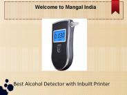 Alcohol Detector with Inbuilt Printer (2)