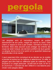 Toile pour pergola