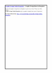 Graphic Design Studio Bangalore