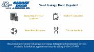 Garage Door Repair in Addison