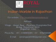 Indian Marble in Rajasthan