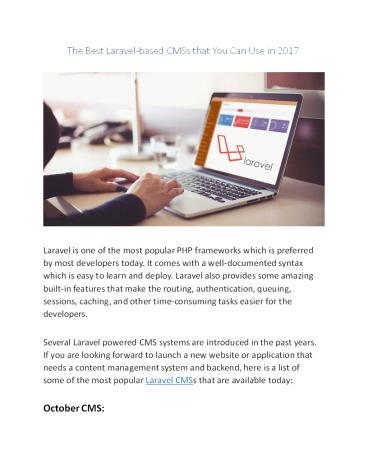 Best Laravel CMS
