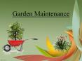 Garden Maintenance PowerPoint PPT Presentation