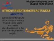 Anson Sports - Gym Equipment Manufacturer