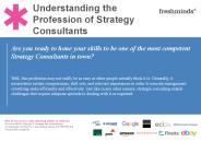 Understanding the Profession of Strategy Consultants