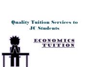 Economics Tuition