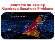 Softmath for Solving Quadratic Equations Problems