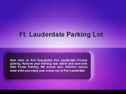 Port Everglades Parking Rates