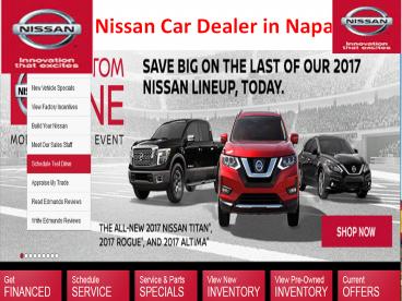 Napanissan com -Napa Nissan New Car Dealer