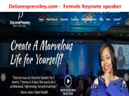 Delorespressley.com -  Female Keynote speaker