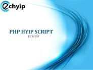 PHP HYIP Script