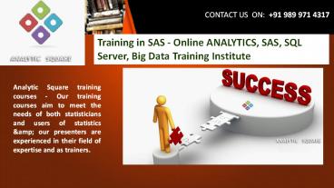 Best Online Institute for Analytics Training | Courses in Delhi