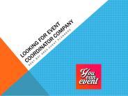 Looking for event coordinator company