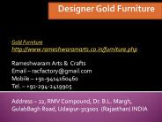 Designer Gold Furniture