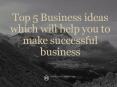 Top 5 Business ideas in India which will help you to make successful business PowerPoint PPT Presentation