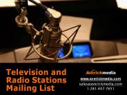 Television and Radio Stations Email Database