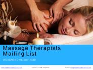 Massage Therapists Mailing List