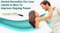 Herbal Remedies For Low Libido In Men To Improve Staying Power