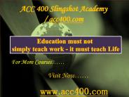 ACC 400 Slingshot Academy / acc400.com