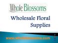 Wholesale Floral Supplies - Wholeblossoms PowerPoint PPT Presentation