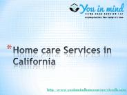 Home caregiver services at your City