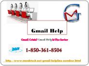 Does Gmail Help team offer the best solution 1-850-361-8504?