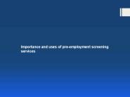 Pre-Employment Testing Companies