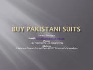 Buy Pakistani Suits Online