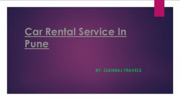taxi service in pune