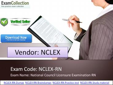 Download NCLEX-RN Practice Test at Examcollection.in