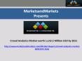 Crowd Analytics Market Size and Growth Rate, 2014–2021 (USD Million ) PowerPoint PPT Presentation