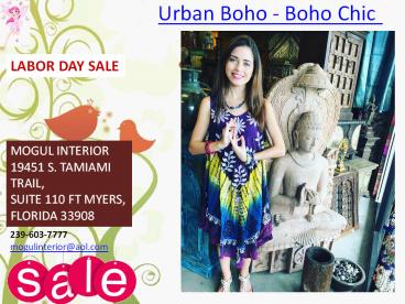 Urban-Boho-Boho Chic