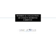 Whimsical collection of unique diamond earrings