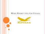 Work Permit visa for Canada