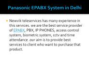 EPABX System | Panasonic EPABX System