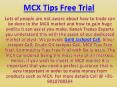 MCX Tips Free Trial, Gold Jackpot Call in MCX Commodity Market PowerPoint PPT Presentation