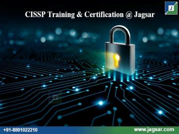 CISSP Online and Offline Training By Jagsar International