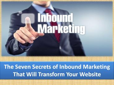 Inbound Marketing Agency