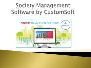 Society Management system by CustomSoft
