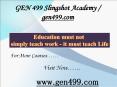 GEN 499 Slingshot Academy / gen499.com PowerPoint PPT Presentation