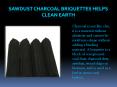 Sawdust Charcoal Briquettes Helps Clean Earth PowerPoint PPT Presentation
