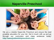 Daycare programs in Naperville