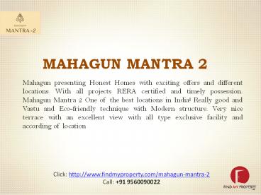 Mantra 2 Noida Extension