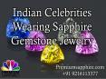 Indian Celebrities Wearing Sapphire Gemstones Jewelry PowerPoint PPT Presentation