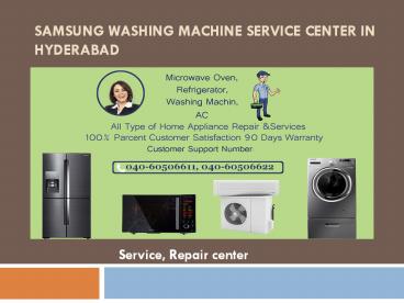 Samsung Washing Machine Service Center in Hyderabad