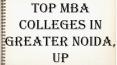 Top MBA Colleges in Greater Noida