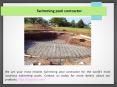 In ground pool builder PowerPoint PPT Presentation